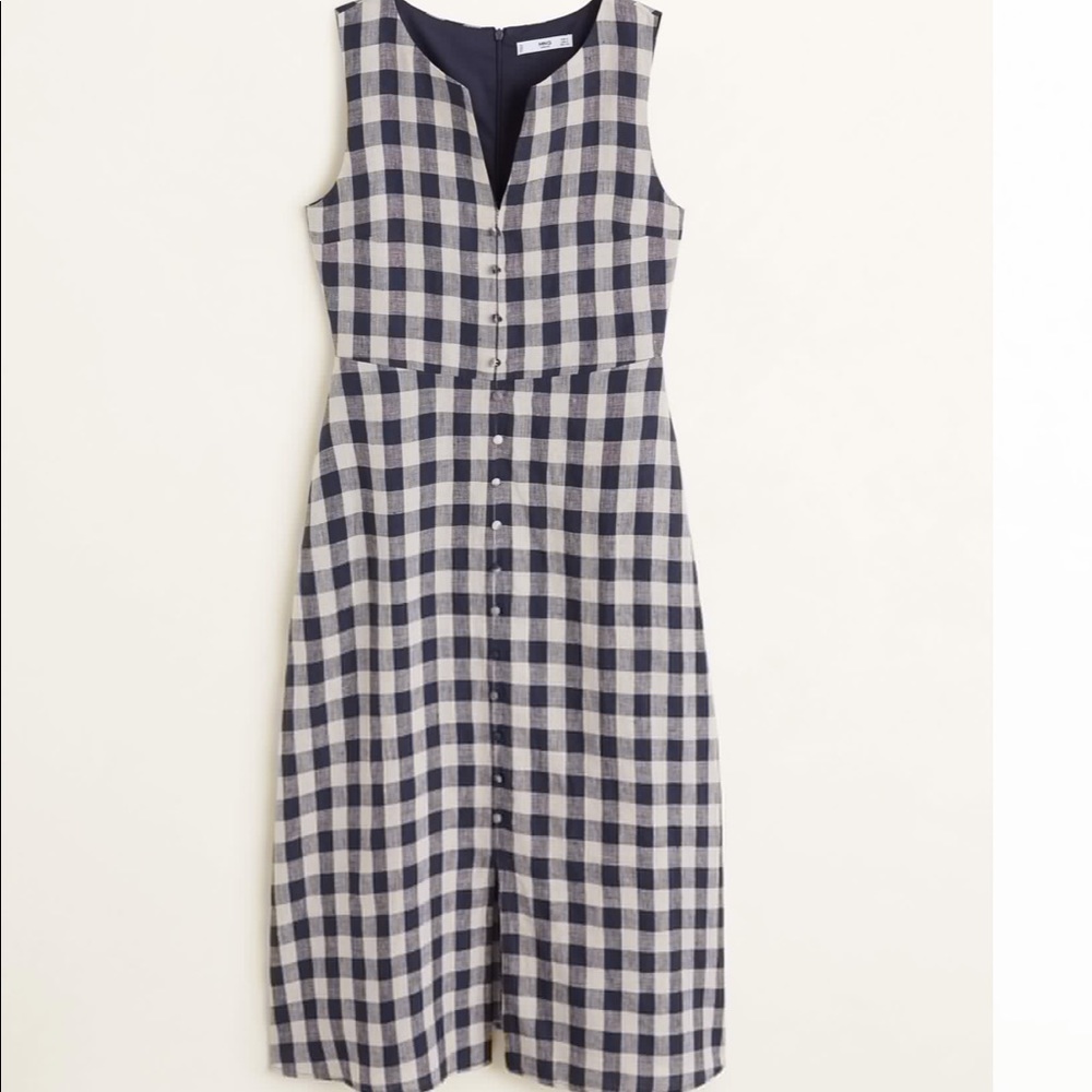 Mango summer Vichy check dress